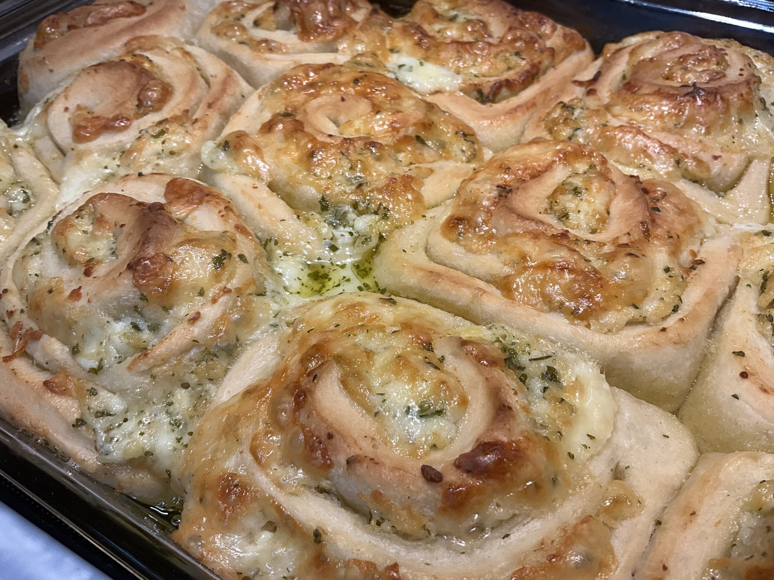 Sourdough Garlic Rolls