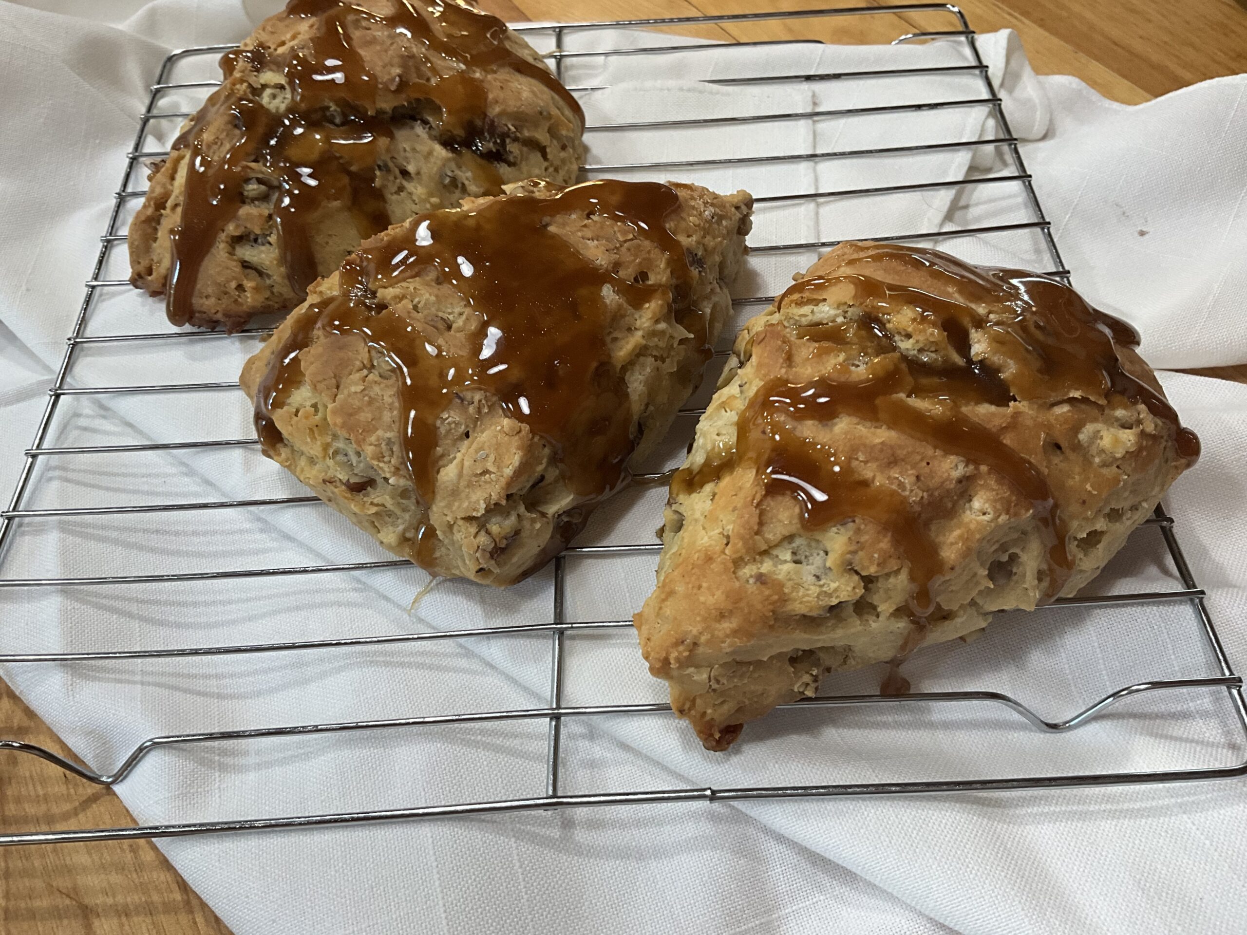 Sourdough Maple Pecan Scones