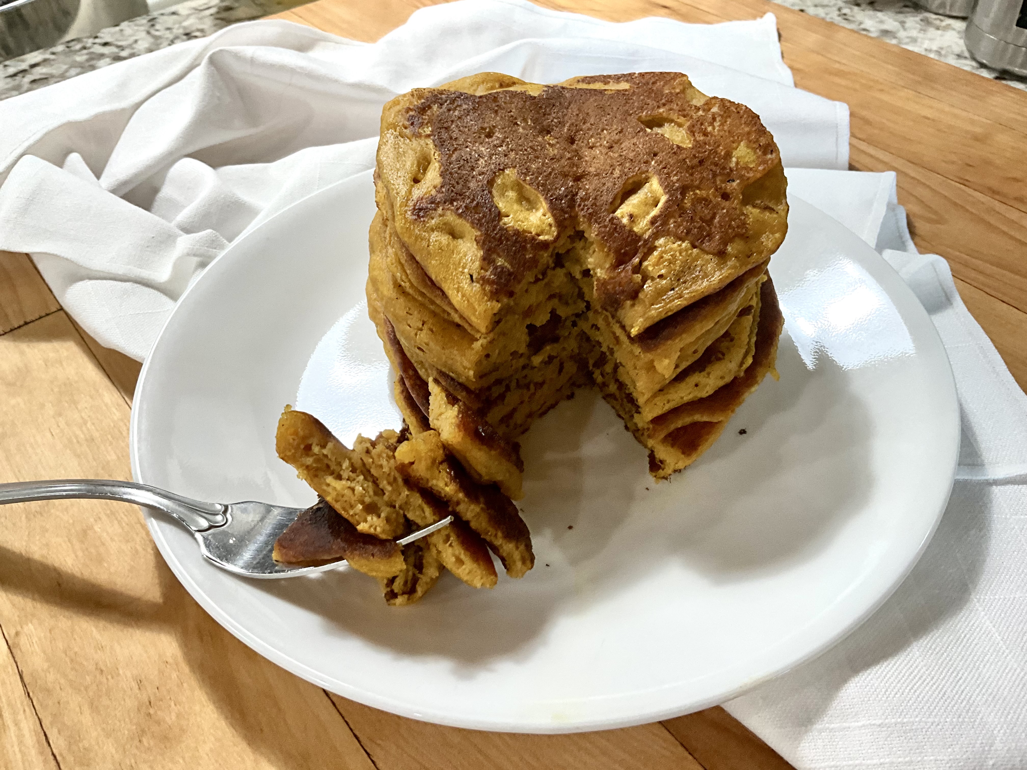 Sourdough Pumpkin Pancakes