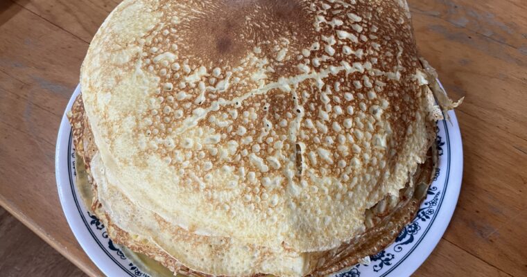 Easy Sourdough Pumpkin Crepes